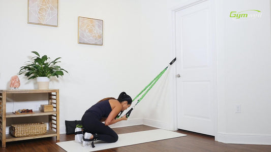 Abdomen Workout at Home: Kneeling Crunch