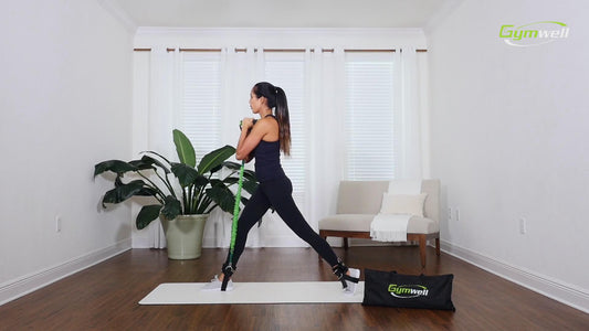 Hip Workout at Home: Lunge - Handles
